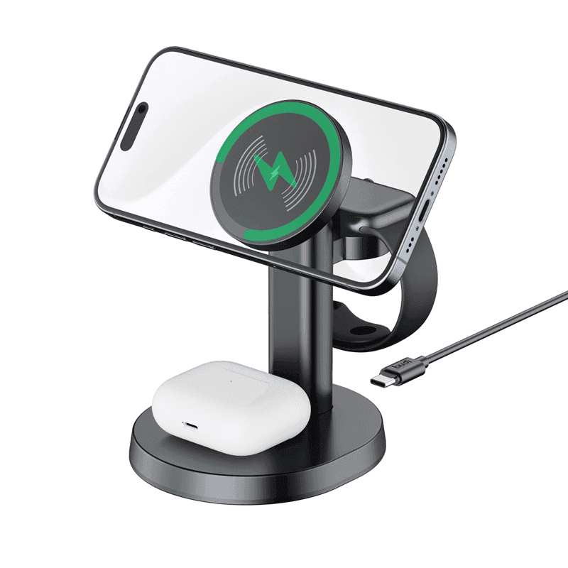 3-IN-1 Magsafe 15W Wireless Charger Multi-Functional Box image 5